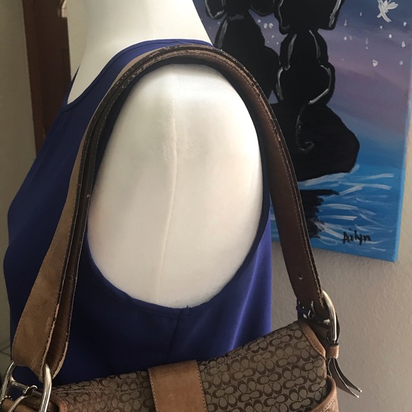 Coach Mini Signature 6377 Shoulder Bag - Picture 6 of 8